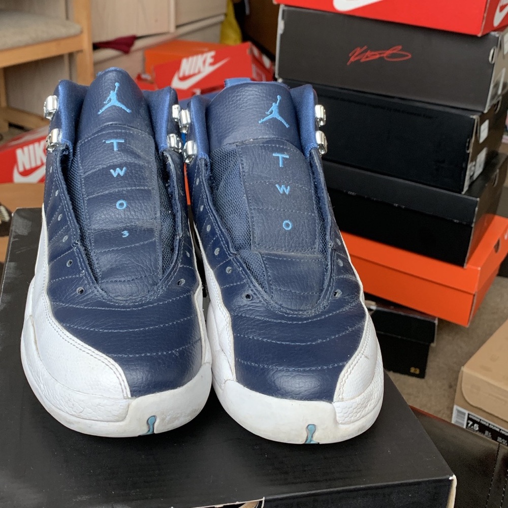 Air Jordan 12s.